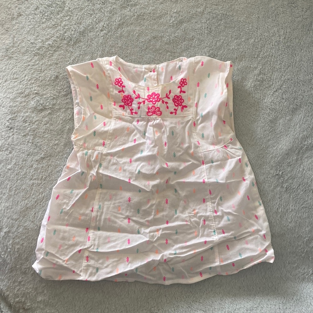White light shirt with designs